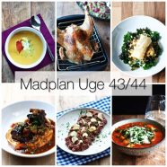 Madplan for uge 43 og 44